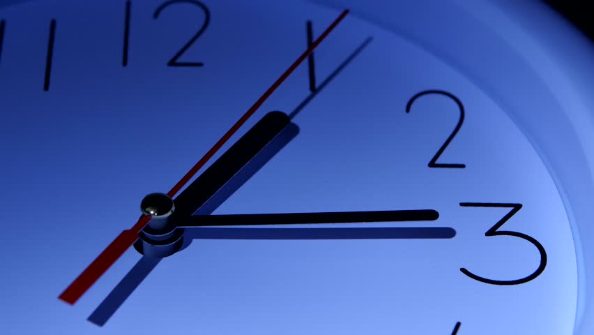 Vector Blue Office Clock On Stock Footage Video 100 Royalty Free Vector Blue Office Clock On White Background Time Concept Business Closeup Showing Noon The