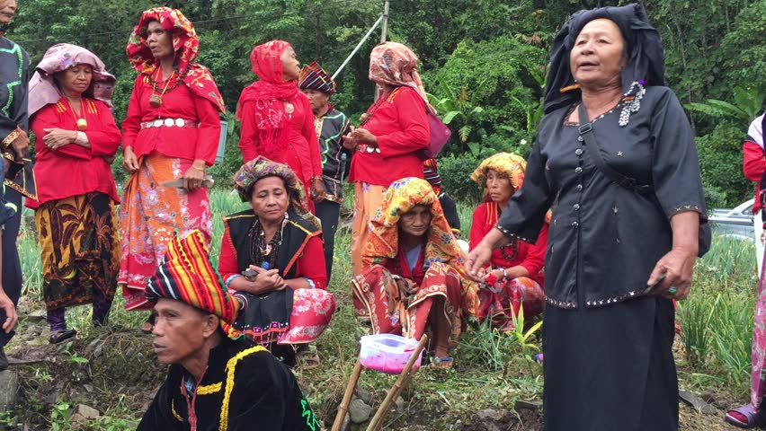 Kundasang Sabah, Malaysia - Circa July, 2015:Group Of Female Shaman ...