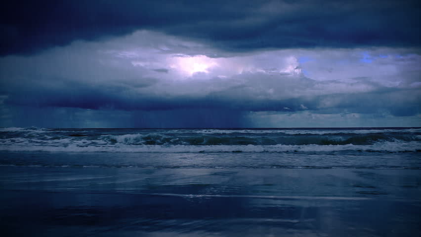 Night Sea Storm Time Lapse Stock Footage Video 1653949 | Shutterstock