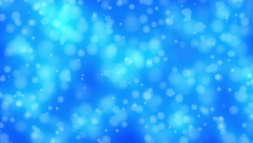 Light Blue Glowing Particles Bubbles Stock Footage Video 100