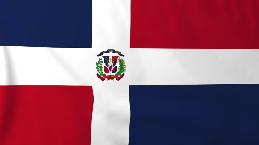Flag Of Dominican Republic Beautiful 3d Animation Of Dominican Republic ...