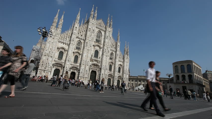 Milan Night Stock Footage Video | Shutterstock