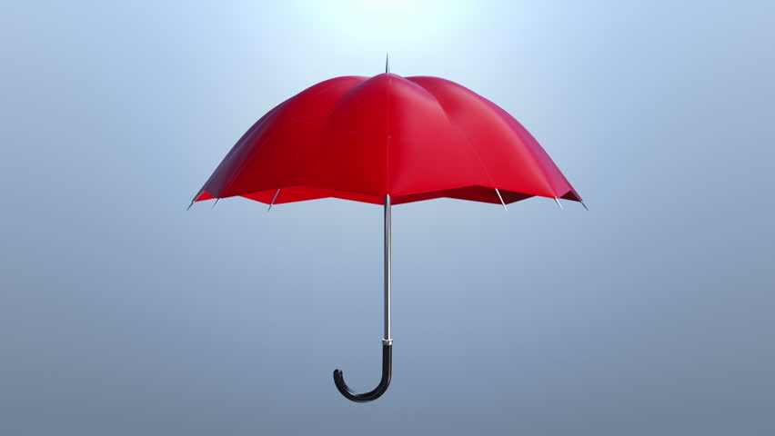 Animation of Rotation Umbrella. Animation Stock Footage Video (100% ...