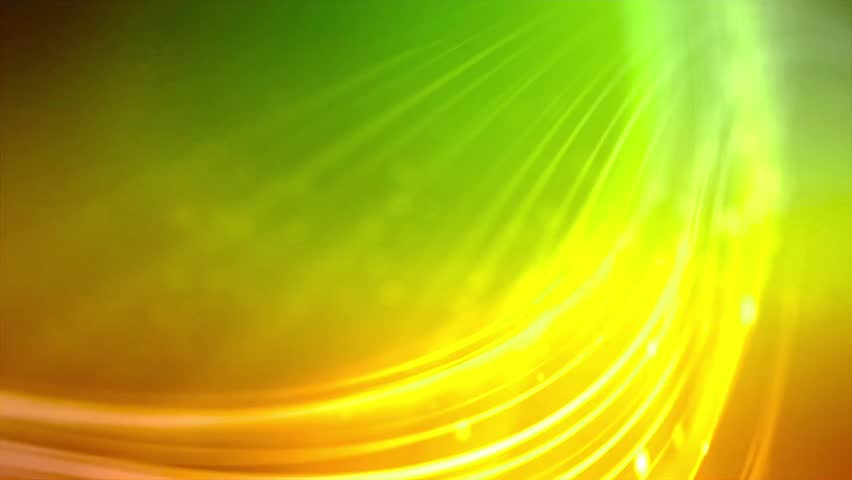 Abstract Green And Orange Motion Background Loop Stock Footage Video
