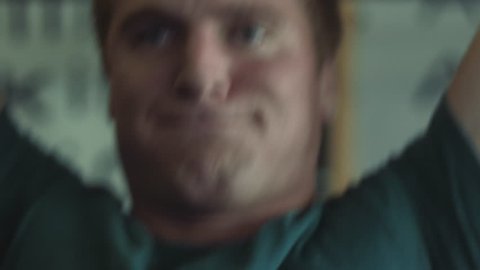 Man Wipes Away Tears Of Stockvideos Filmmaterial 100