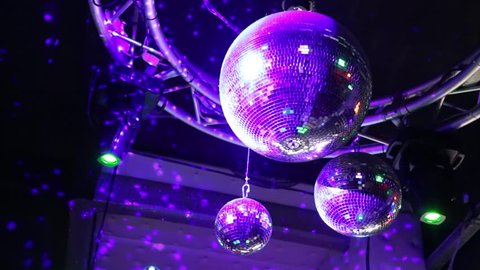 Miniature Mardi Gras Disco Ball Stock Footage Video 100 Royalty