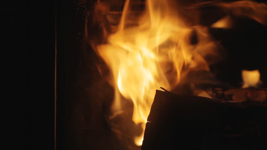 Wood On Fire In The Fireplace Hd 1080p Video Fireplace And Flames