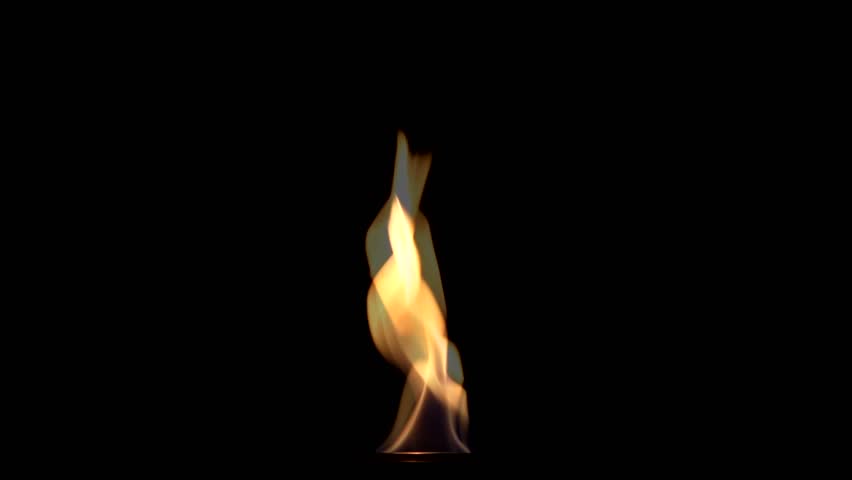 Fiery Letter J Burning In Loop With Particles Stock Footage Video