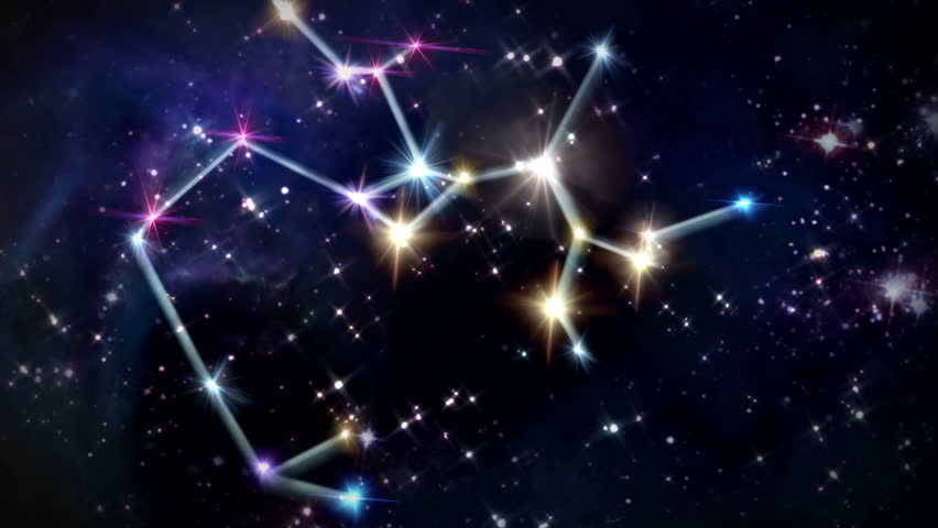 The Zodiac Sign Forming From The Twinkle Stars With Space Background ...