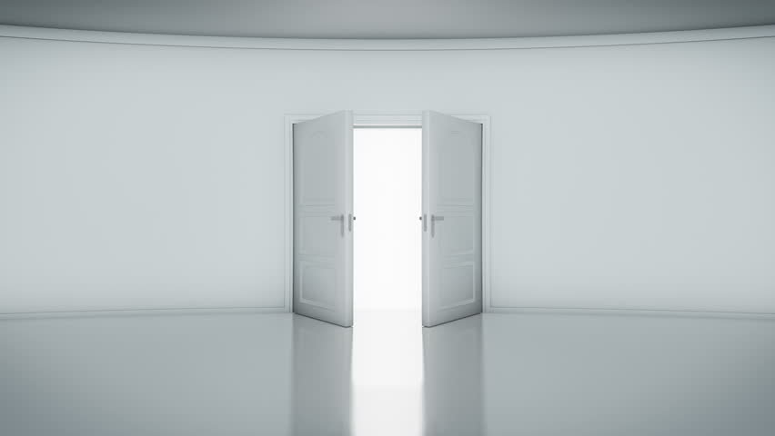 Open White Door Open White Door