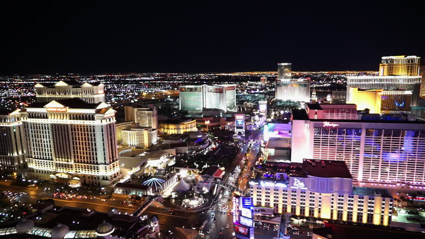 LAS VEGAS, - APRIL 09: Bird's-eye View Of Las Vegas Strip. April 09 ...