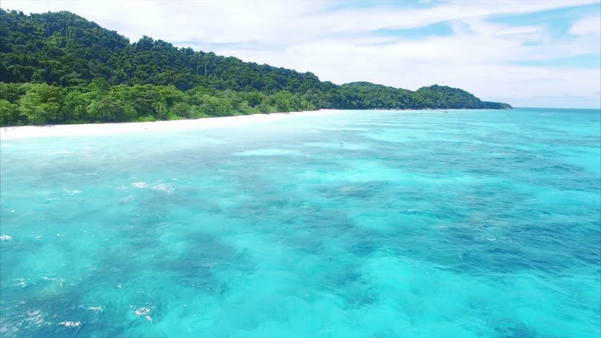 4k00 27similan Islands Off The Coast Of Thailand White Sandy