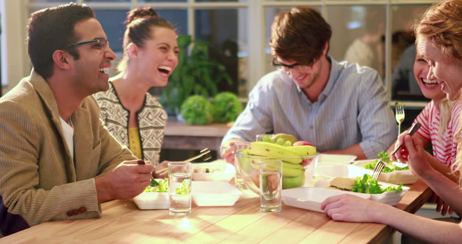 Eating lunch with my friend essay picture