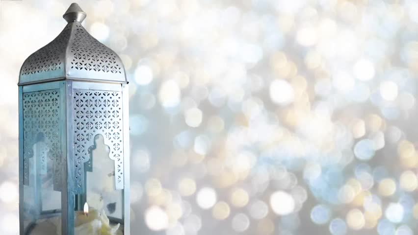 Traditional Ramadan Lantern And Islamic Rosary. Islamic 