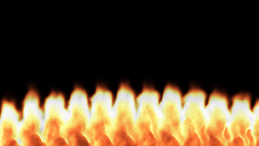 Fire Against A Black Background Stock Footage Video 3476168 | Shutterstock