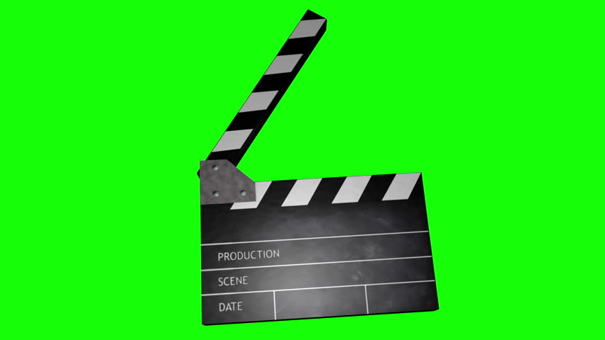 Three Dimensional Clapperboard That Claps Out The Takes. A Great ...