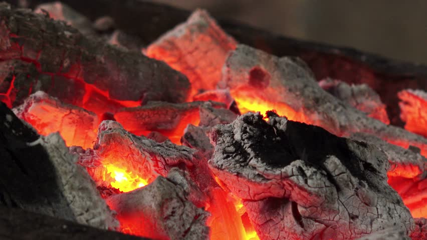 How hot does coal burn?