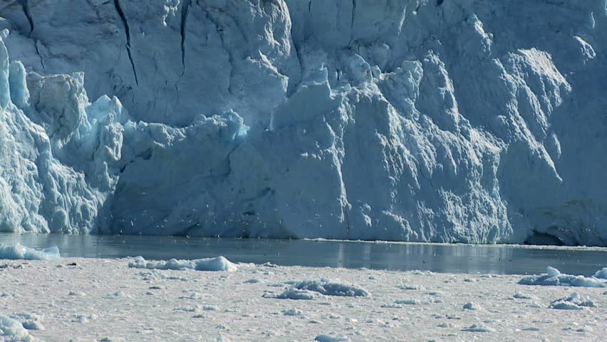 Margerie Glacier Tidewater Calving Glacier Bay Slow Motion. 21 Mile ...