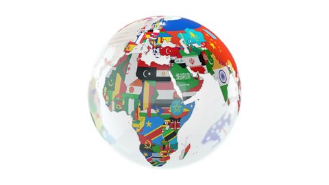 3d Globe National Flags Seamless Loop Stock Footage Video (100%  Royalty-free) 16470292 | Shutterstock