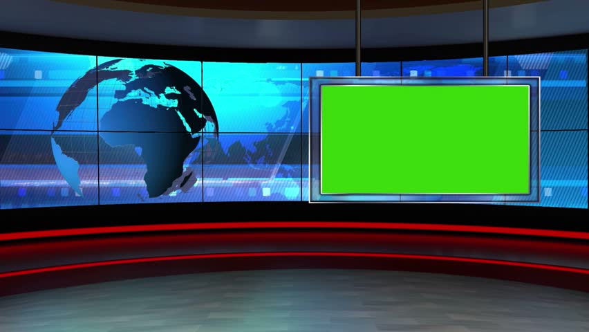 The Background Of The Virtual Studio Stock Footage Video ...