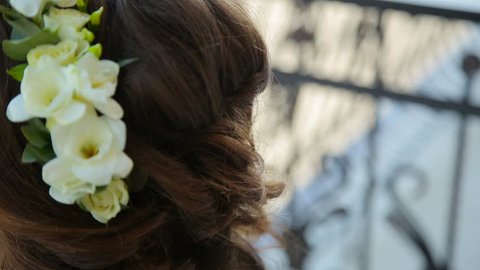 Wedding Hairstyles For Long Hair Put Up Hairstyles Stock Video