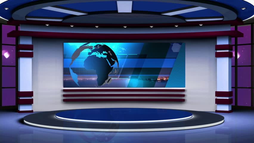 News Room royalty-free stock footage