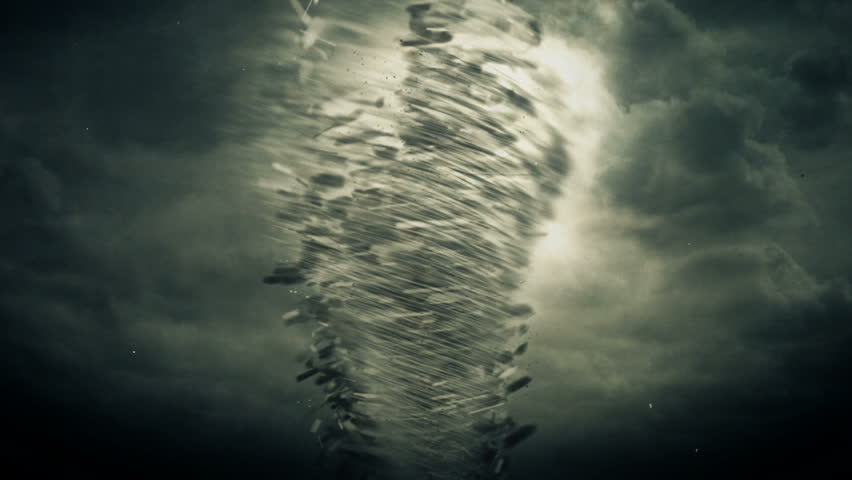 Tornado Storm 3D Animation Loop Videos de metraje en stock 1771148 ...
