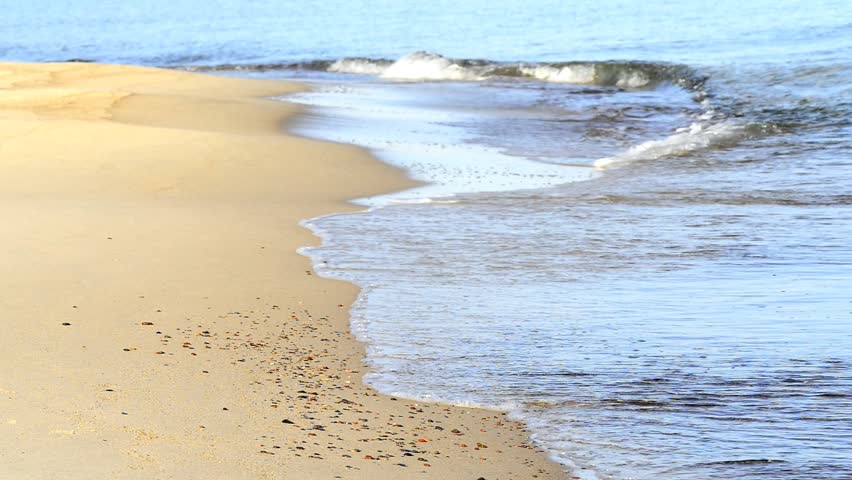 Amber On A Beach Of The Baltic Sea Stock Footage Video 20122132 ...