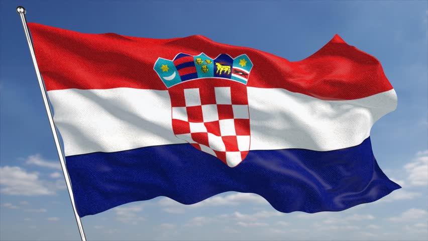 Croatia Flag Stock Footage Video | Shutterstock