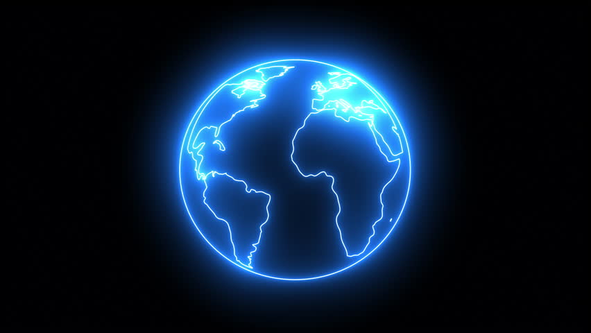 globe neon light