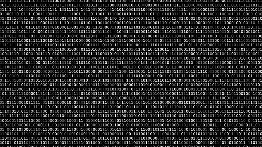 Binary Code Generate Look Like Virus Computer Stock Footage Video ...