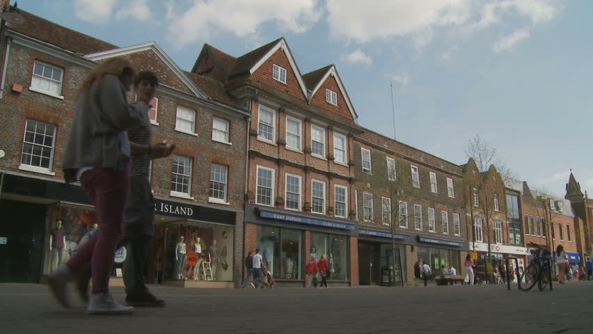 Newbury Round Table Stock Footage Video Shutterstock Newbury Town Center Time Lapse 2