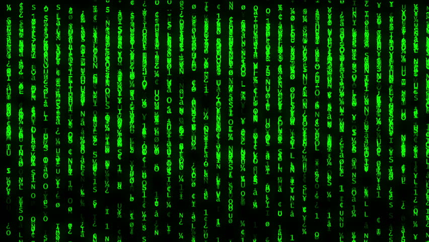 Matrix Green Data Stock Footage Video (100% Royalty-free) 18548252