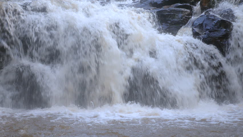Black and White Close up of rushing water of the river image - Free ...