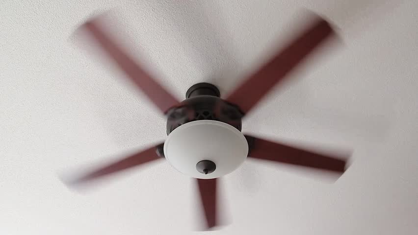 A Ceiling Fan Slowly Spins On Low Setting Stock Footage Video A Ceiling Fan Spins On High Setting Hd Stock Video Clip