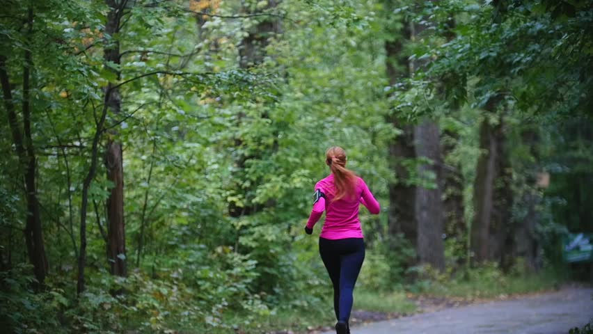 Sexy Young Woman Walking Through The Woods Stock Footage Video 14016197 ...