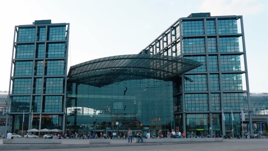 Modern Architecture Berlin berlin, germany -circa may 2016 the modern entry facade of berlin Modern Architecture Berlin berlin, germany -circa may 2016 the modern entry facade of berlin