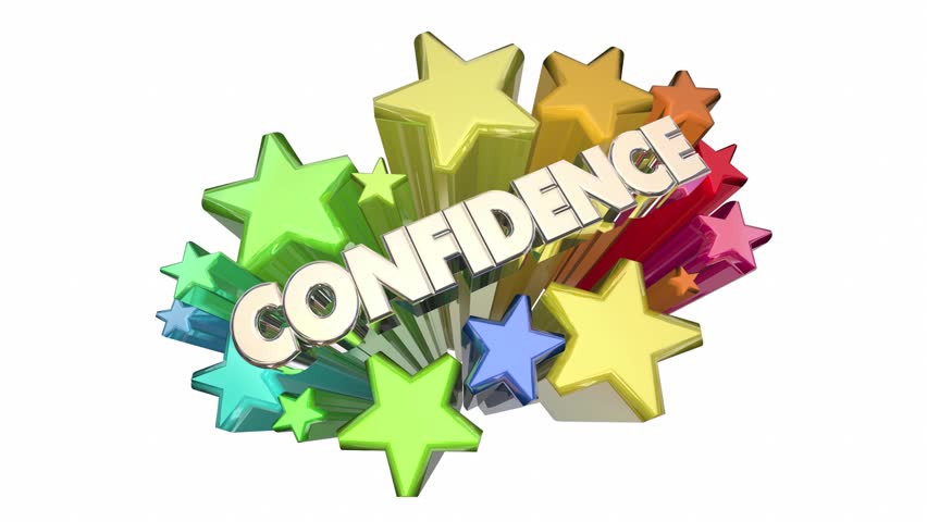 confidence-self-assured-certain-word-stock-footage-video-100-royalty