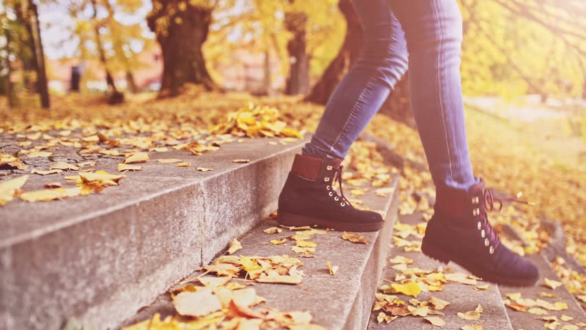 Image result for girl walking in autumn 