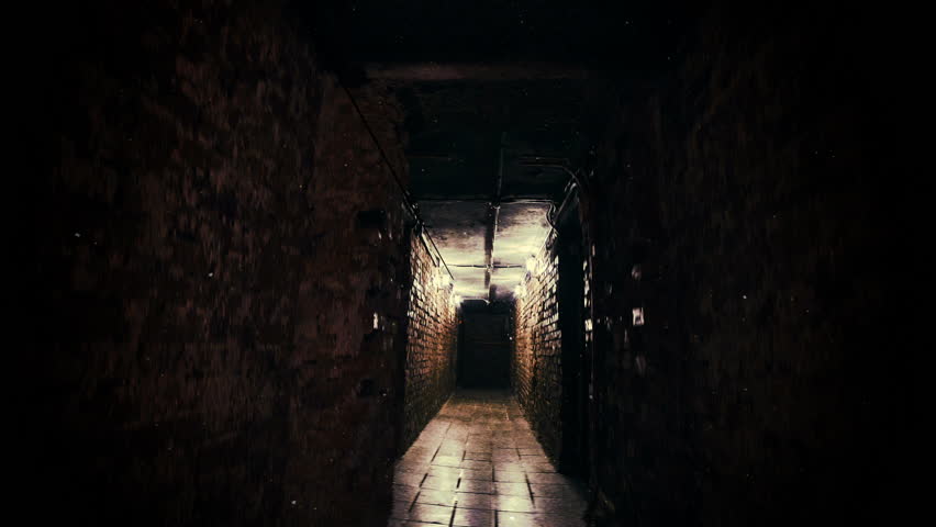 Scary Horror Corridor, Abstract Background Stock-video (100 ...