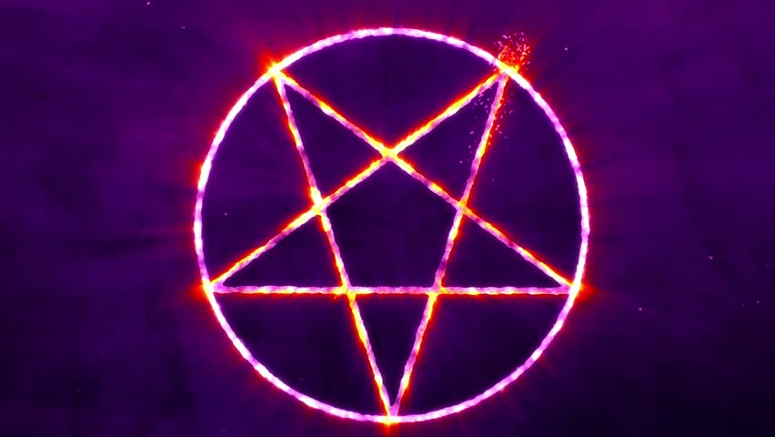 4K Inverted Pentagram Symbol Animation Stock Footage Video 22522972 ...