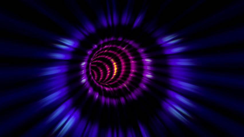 NTSC - A Vortex Tunnel Of Streaming Abstract Data (Loop). Stock Footage ...