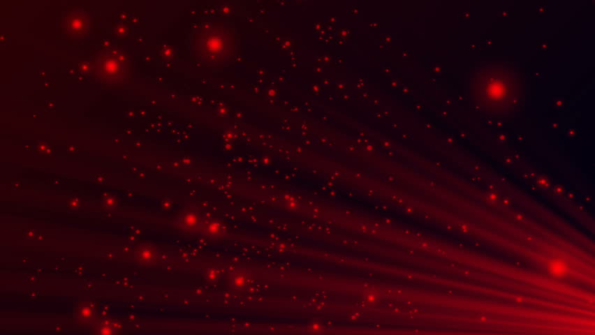 Red Light Beams And Particles Loopable Background Stock Footage Video ...