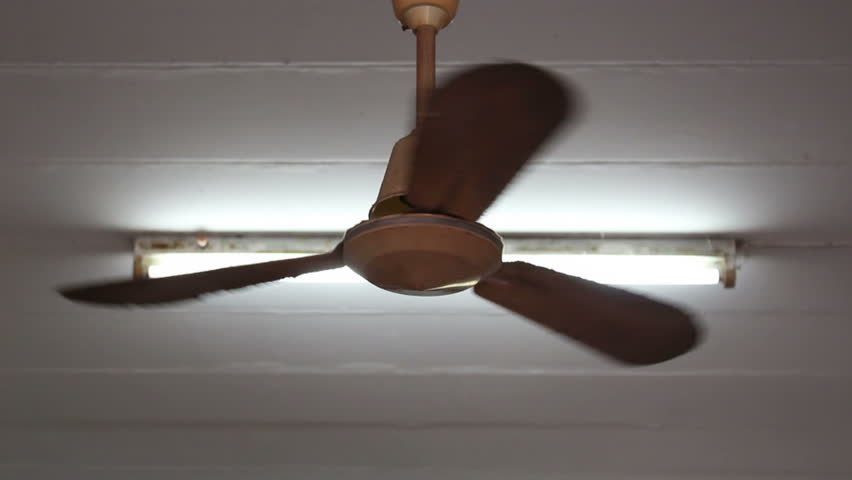 A Ceiling Fan In A Stock Footage Video 100 Royalty Free