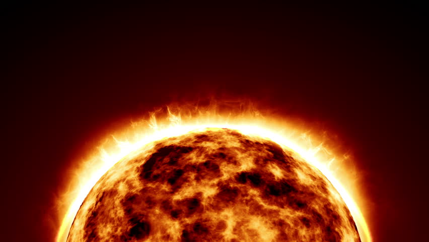 CIRCA 2010s - NASA Footage Of The Surface Of The Sun And Solar Flares ...