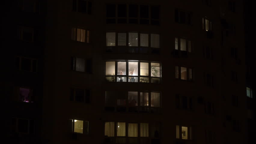 Apartment Building At Night night up angle blue gray 5 6 story loft apartment building big Apartment Building At Night night up angle blue gray 5 6 story loft apartment building big