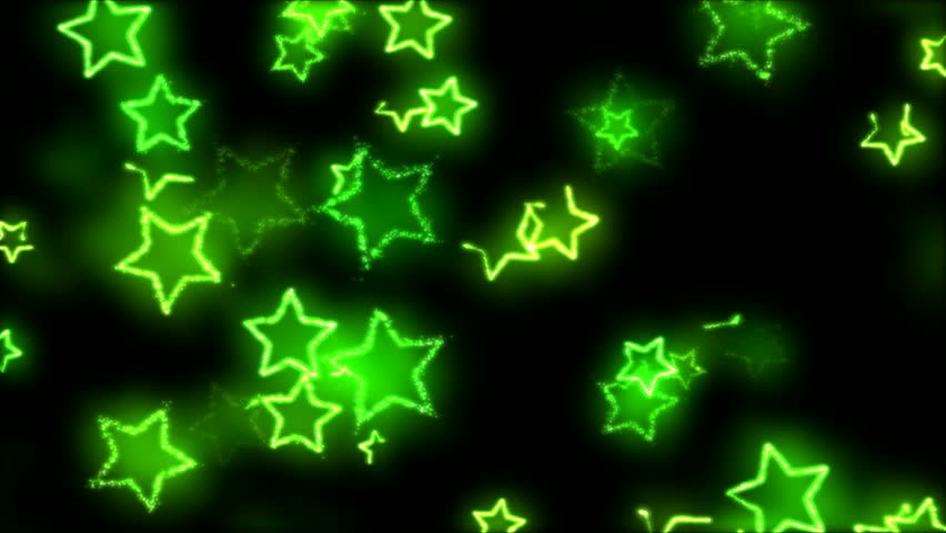 Falling Green Star Cartoon Stock Footage Video 4427837 | Shutterstock