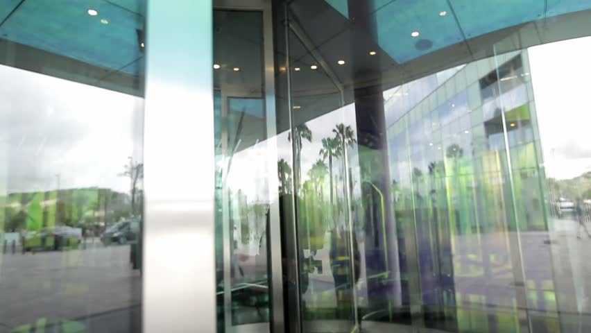 People Using Automatic Revolving Glass Stock Footage 100 Royalty Free 25496102 Shutterstock