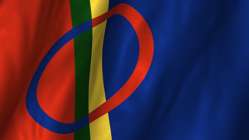 Stock video of a beautiful satin finish looping flag | 2695142 ...