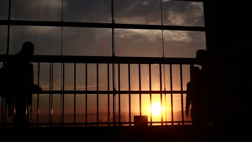 Wide Shot Of Man Falling Out Of Window Stock Footage Video 4757957 ...